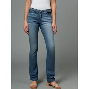Wonder Nation Girls Skinny Mid Rise Jeans Blue Denim Cotton Blend - SIZE 16